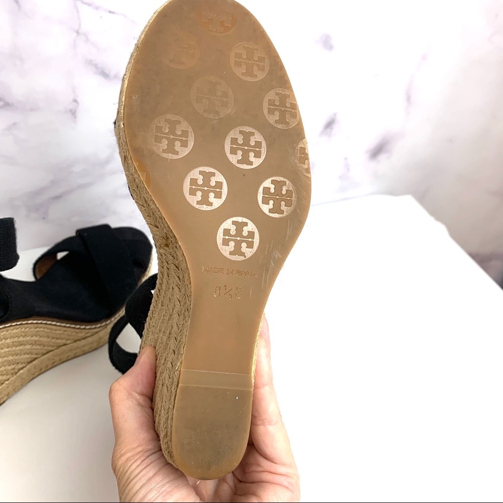 SOLD..Tory Burch Adonis Platform Wedge Sandals - Picture 13 of 14